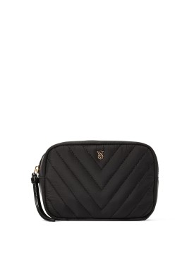 Косметичка Boxy Case Makeup Bag Black V-Quilt