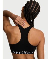 Комплект білизни Cotton Exploded Logo Unlined High-Neck Bralette Black Set