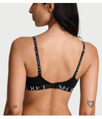 Комплект білизни Cotton Exploded Logo Lightly Lined Wireless Bra Black Set
