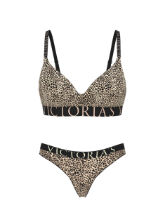 Комплект білизни Cotton Exploded Logo Lightly Lined Wireless Bra Set