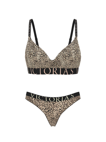Комплект білизни Cotton Exploded Logo Lightly Lined Wireless Bra Set