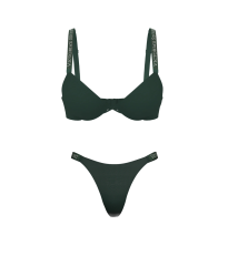Комплект білизни Victoria's Secret Cilantro Logo Shine Strap Push-Up Bra Set