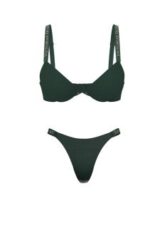 Комплект белья Victoria's Secret Cilantro Logo Shine Strap Push-Up Bra Set