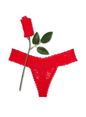 Трусики Lacie Rose Valentine Thong Panty Lipstick