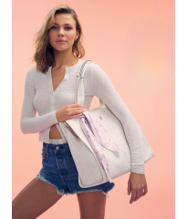 Сумка Floral-Embossed Tote Bag