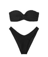 Купальник бандо з пушап Вікторія Сікрет Mix & Match Bandeau Black