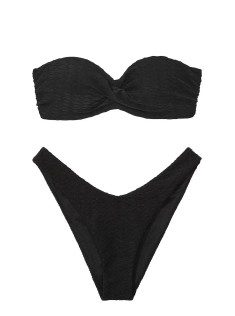 Купальник бандо з пушап Вікторія Сікрет Mix & Match Bandeau Black