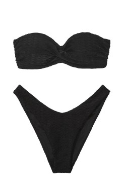 Купальник бандо с пушапом Виктория Сикрет Mix & Match Bandeau Black