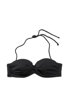 Купальник бандо з пушап Вікторія Сікрет Twist-front Bandeau Black