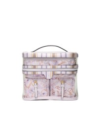 4 в 1 набор косметичек 4-Piece Makeup Bag Lilac Paisley