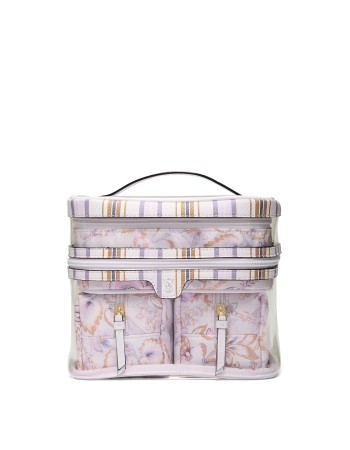 4 в 1 набор косметичек 4-Piece Makeup Bag Lilac Paisley