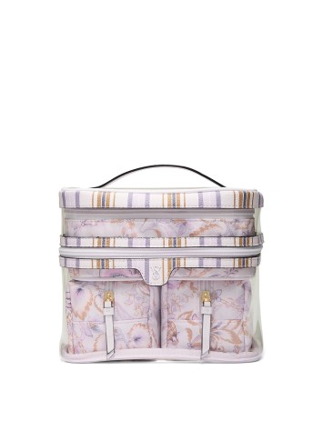 4 в 1 набір косметичок 4-Piece Makeup Bag Lilac Paisley