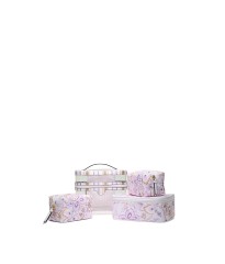 4 в 1 набор косметичек 4-Piece Makeup Bag Lilac Paisley