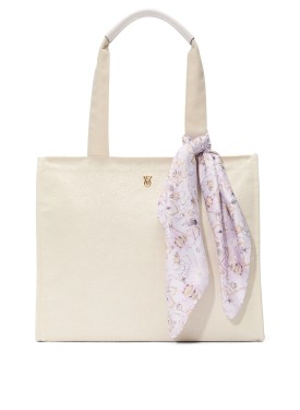 Сумка Floral-Embossed Tote Bag