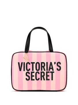 Косметичка Victoria’s Secret  PINK Signature Stripe Jetsetter Travel Case