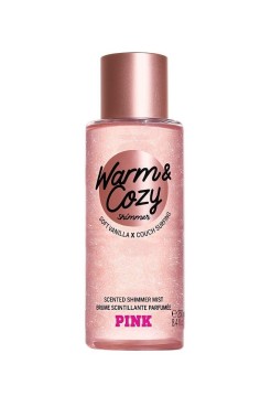 Спрей для тела Виктория Сикрет Pink Warm & Cozy Shimmer