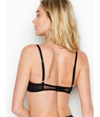 Бюстгальтер Victoria’s Secret Fishnet Long Line Demi Bra - Black