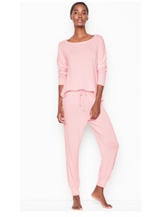 Піжама рожева Victoria's Secret Cozy Jogger PJ Set