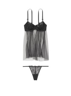 Пеньюар Victoria's Secret Black LACE