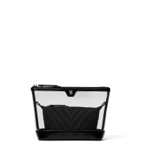 Косметичка Victoria's Secret 2-Piece Makeup Bag Black Lily