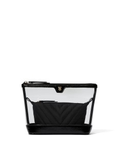 Косметичка Victoria’s Secret 2-Piece Makeup Bag Black Lily