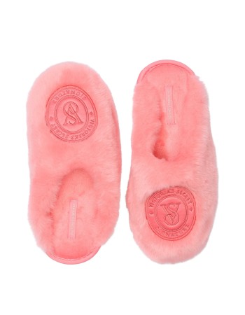 Домашні Капці Closed-Toe Faux Fur Slippers Passion Pink