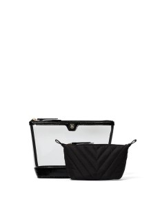 Косметичка Victoria’s Secret 2-Piece Makeup Bag Black Lily