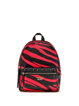 Рюкзак Victoria’s Secret Red Zebra Print Small City Backpack