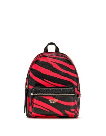 Рюкзак Victoria Secret Red Zebra Print Small City Backpack