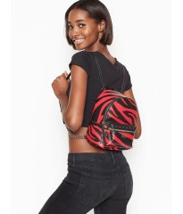 Рюкзак Victoria’s Secret Red Zebra Print Small City Backpack
