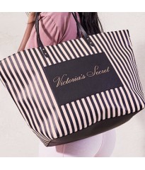 Пляжна сумка Victoria's Secret Signature Stripe Tote