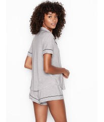 Пижама с шортиками Victoria’s Secret Supersoft серая