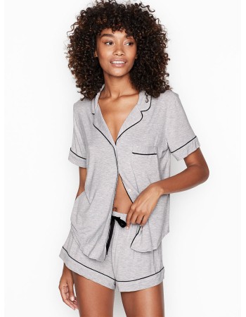 Пижама с шортиками Victoria’s Secret Supersoft серая