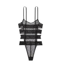 Боди Victoria’s Secret Floral Embroidered Banded Teddy
