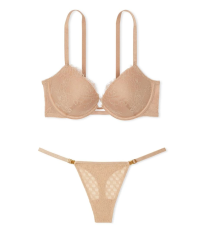 Комплект белья Rose Lace Push-Up Bra Set Praline