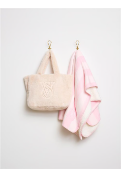 Набір Сумка+Плед Faux-Fur Tote & Cozy-Fleece Blanket