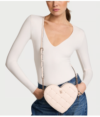 Сумка Heart Crossbody Bag White