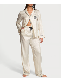 Піжама Glazed Satin Long Pajama Set