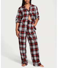 Піжама Flannel Long Pajama Set Plaid