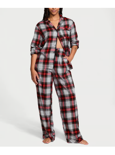 Пижама Flannel Long Pajama Set Plaid