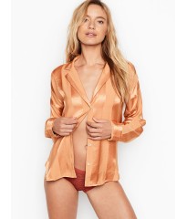 Золота піжама Victoria's Secret Satin PJ Set Short