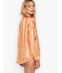 Золота піжама Victoria's Secret Satin PJ Set Short