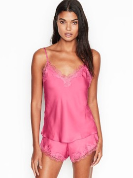 Сатинова піжама Victoria's Secret satin Pj Set dusk pink