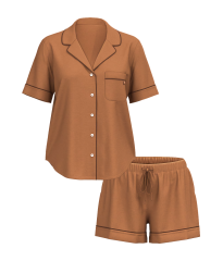 Піжама Modal Short Pajama Set Toffee