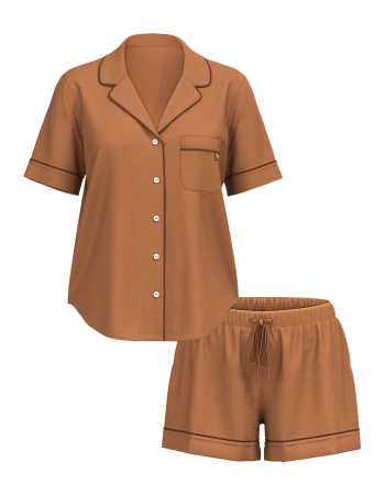 Піжама Modal Short Pajama Set Toffee