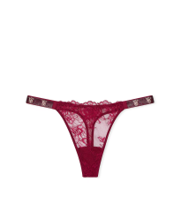 Трусики Shine Strap Rose Lace Panty Campari Red