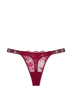 Трусики Shine Strap Rose Lace Panty Campari Red