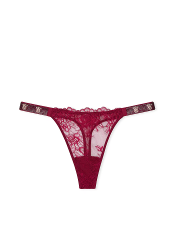 Трусики Shine Strap Rose Lace Panty Campari Red