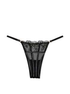 Трусики Midnight Affair Embroidery Brazilian Panty Black