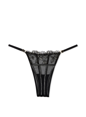 Трусики Midnight Affair Embroidery Brazilian Panty Black